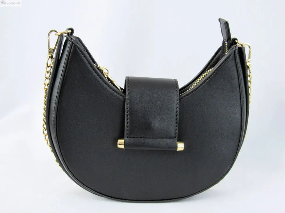 Baguette Shoulder Bag Black | SiAra Clothing Store, LLC