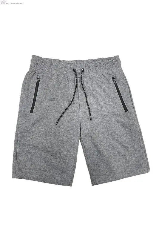 Men's Summer Shorts Elastic Waist H.Grey | SiAra