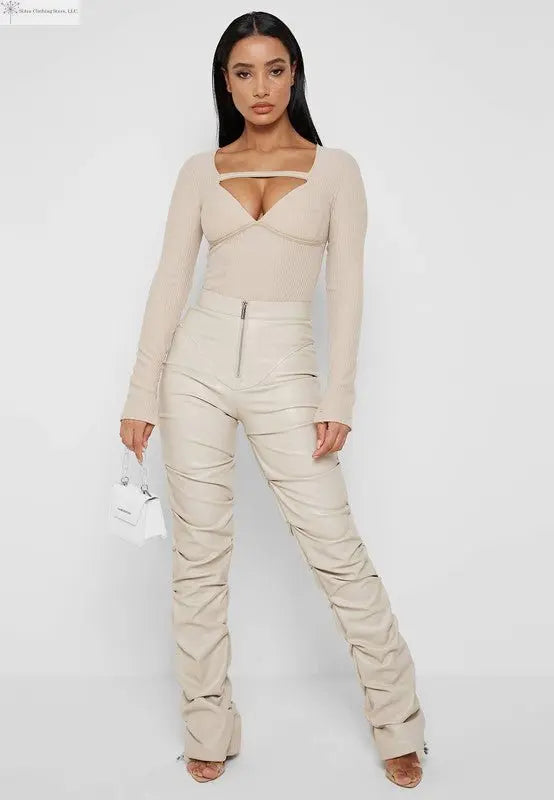Buy Off White Trousers & Pants for Women by RIVI Online | Ajio.com