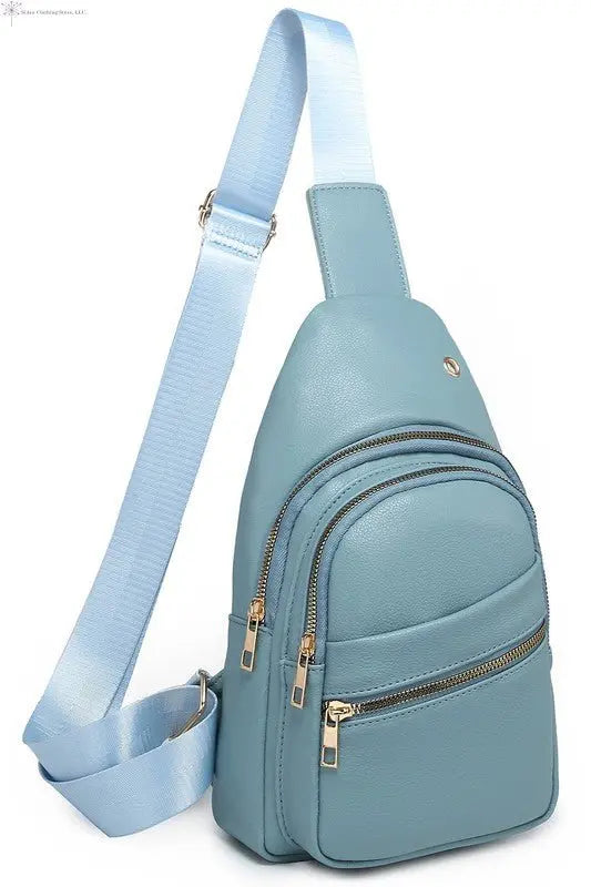 Crossbody Sling Backpack | Blue Sling Bag | SiAra