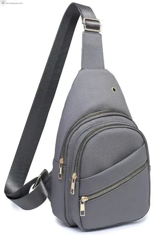 Crossbody Sling Backpack | Charcoal Sling Bag | SiAra