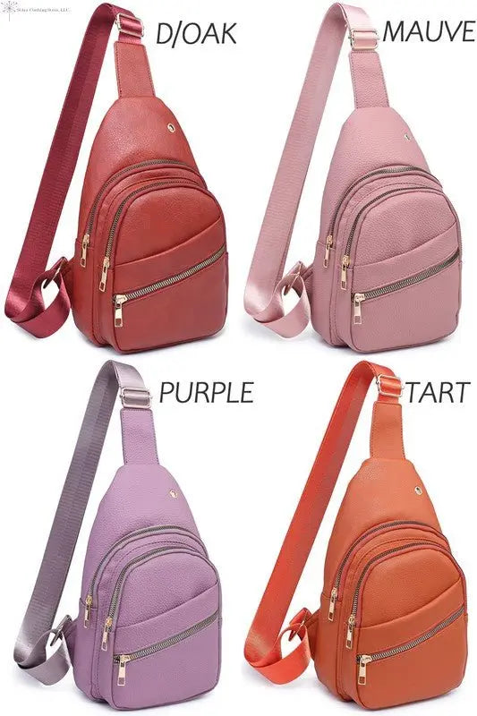 Crossbody Sling Backpack | Hot Colors Sling Bag | SiAra