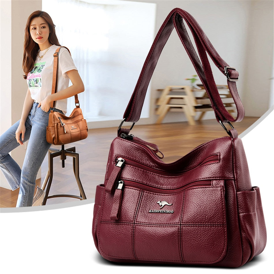 Leather Crossbody Bag | SiAra Clothing Store, LLC
