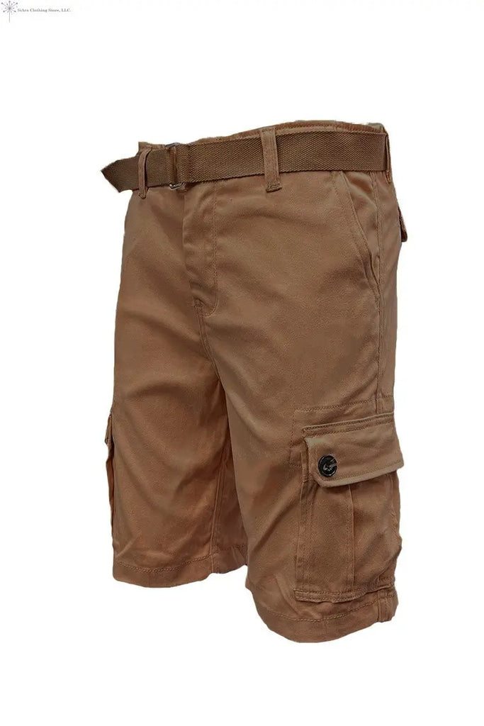 Men's Cargo Shorts With Belt SiAra Clothing Store, LLC