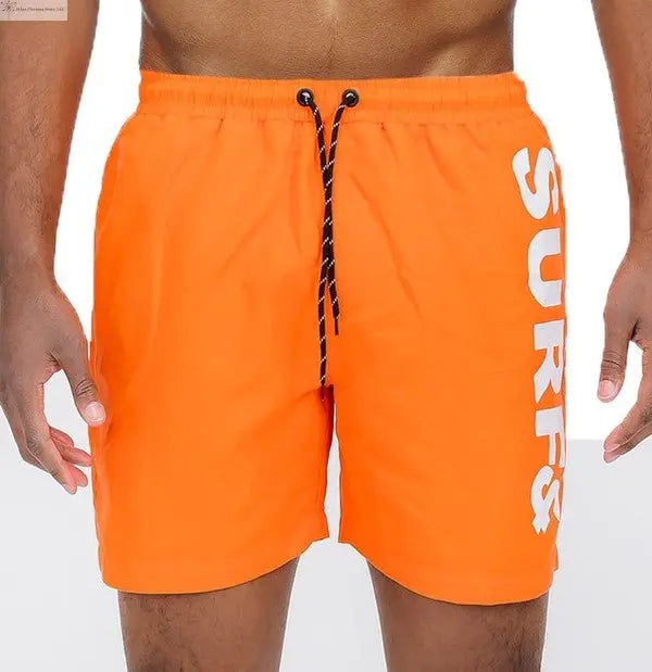 Men's Swim Trunks Orange | SiAra