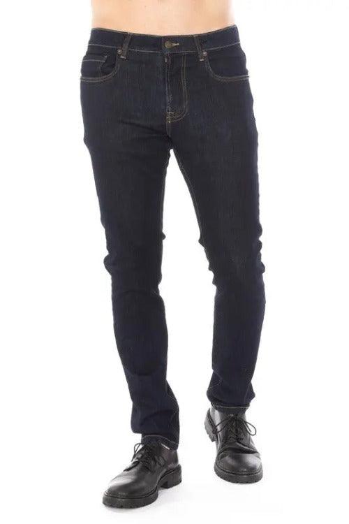 Men's Jeans Rinse Blue Slim Cut Athletic | SiAra Clothing Store