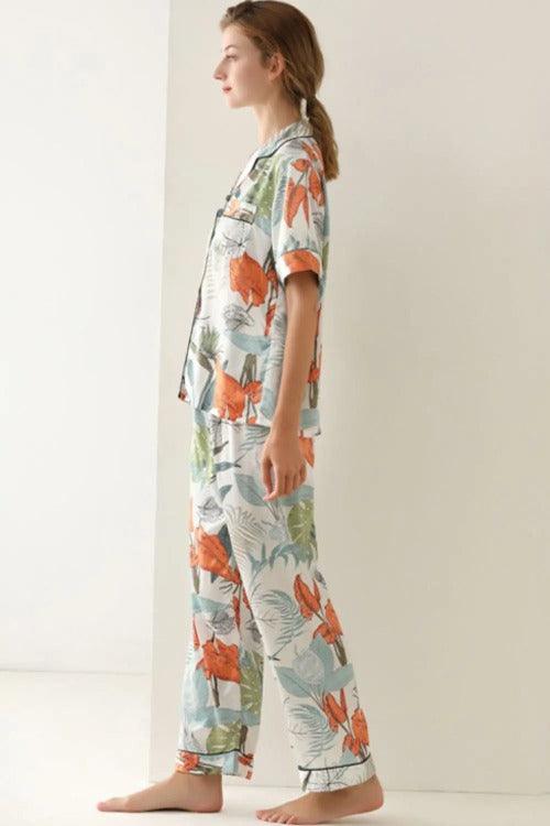 Women's Pajama Set Bottom-up with Pockets Side | SiAra Clothing Store, LLC