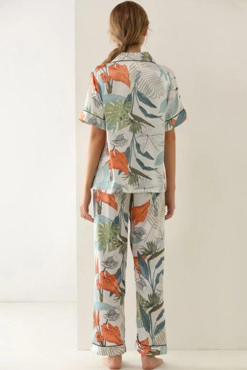 Women's Pajama Set Bottom-up with Pockets Back | SiAra Clothing Store, LLC