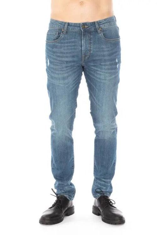 Men's Slim Tapper Medium Blue Jeans | SiAra Clothing Store, LLC