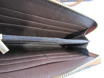 Tote Bag set Faux-leather Monogram Print Wallet | SiAra Clothing Store, LLC