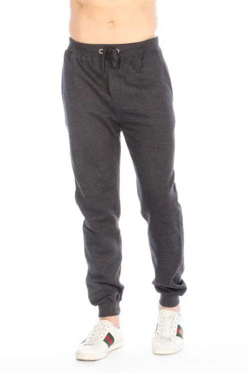 Men's Fleece Charcoal Jogger Pants | SiAra Clothing Store, LLC