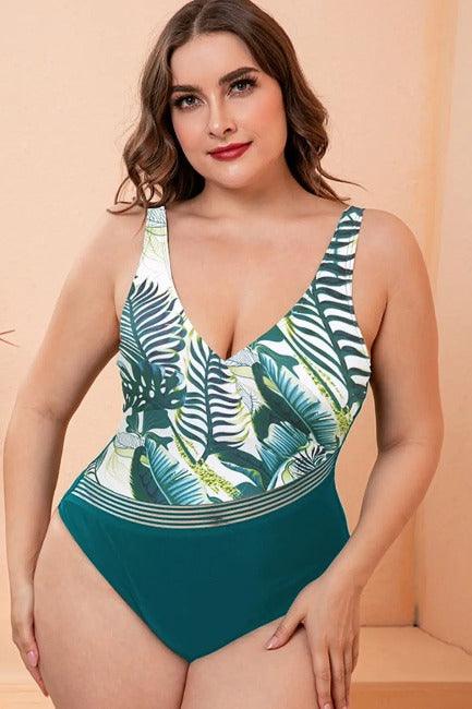 Swimwear | Two-Tone One-Piece Plus size| SiAra Clothing Store, LLC