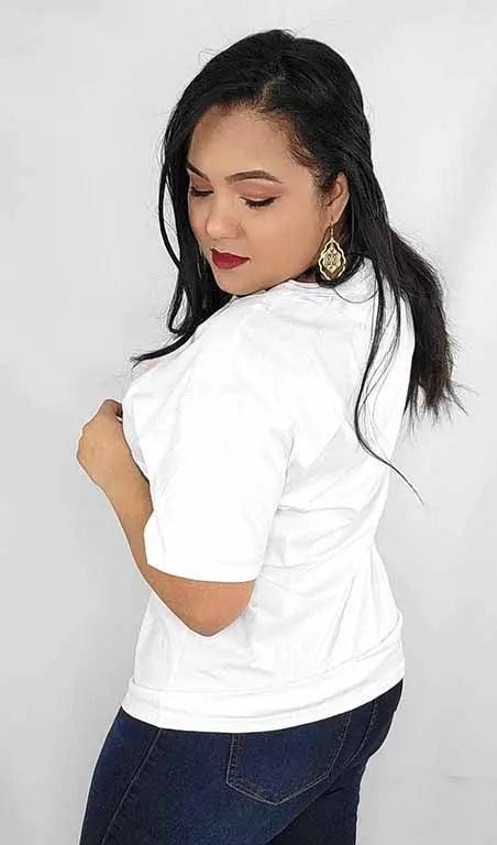 Graphic T-shirt | Women's Short Sleeves White SiAra Clothing Store, LLC