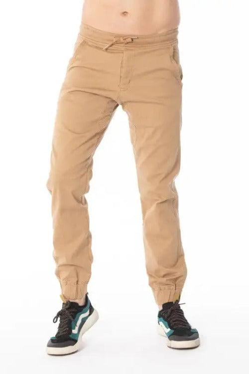Teenageår suge appetit Men's Twill Jogger Pants Ribbed Hem Khaki | SiAra Clothing Store, LLC