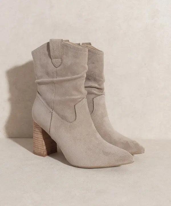 Bootie  Western Style KKE Originals Taupe Sided | SiAra Clothing Store, LLC