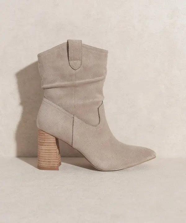 Bootie  Western Style KKE Originals Taupe Right Shoe | SiAra Clothing Store, LLC