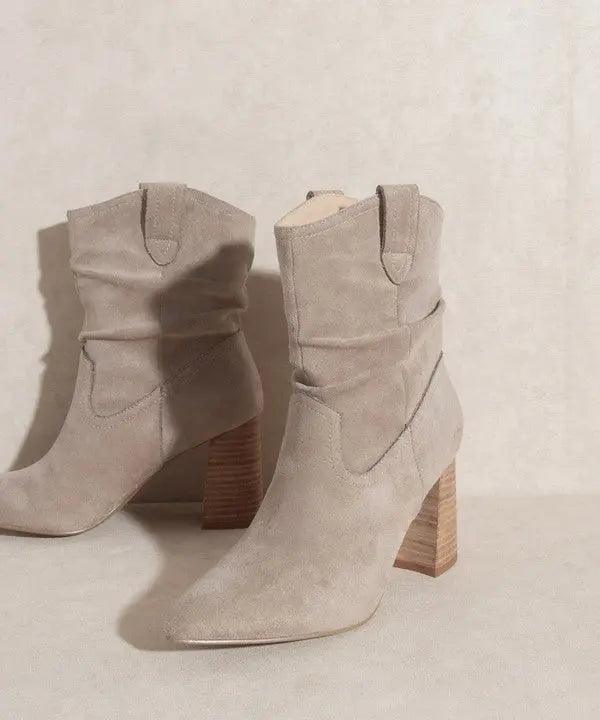 Bootie  Western Style KKE Originals Taupe Front | SiAra Clothing Store, LLC