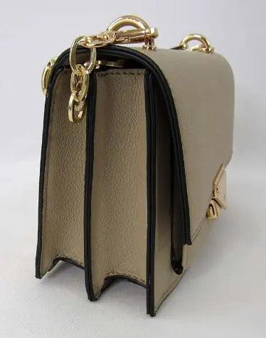Shoulder Bag Khaki Crossbody | Bold Chain Shoulder Bag | SiAra Clothing Store, LLC