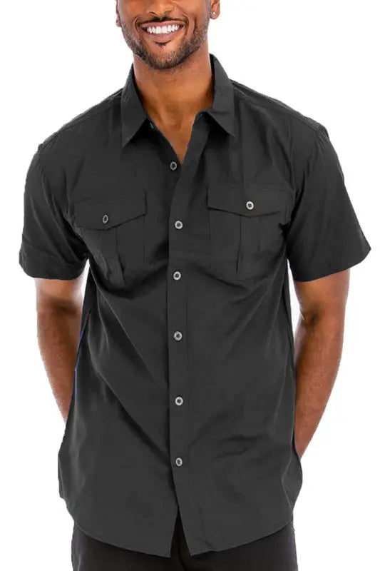 Weiv Two Chest Pocket Button Down Shirt WEIV
