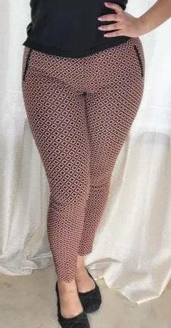 Women's Zipper Sequin Ankle Pants SiAra Clothing Store, LLC