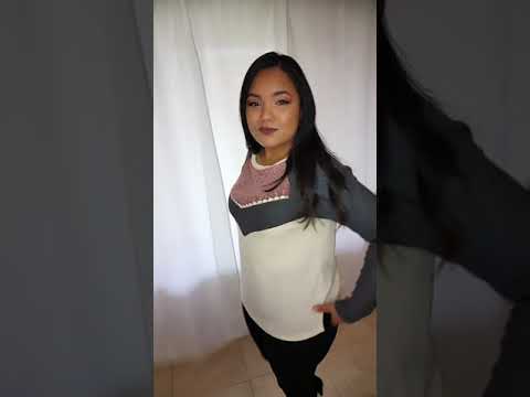 Women's Long Sleeve Twill Pattern Sweater Video | SiAra Clothing Store