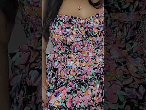 Floral Mini Dress | Women's Multi-color Sleeveless Mini Dress Vid, - SiAra Clothing Store, LLC